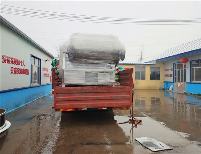 1200L變頻水冷泵真空滾揉機發貨