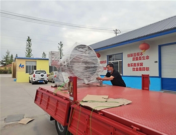 400L可傾電加熱夾層鍋煮牛肉發往河南安陽